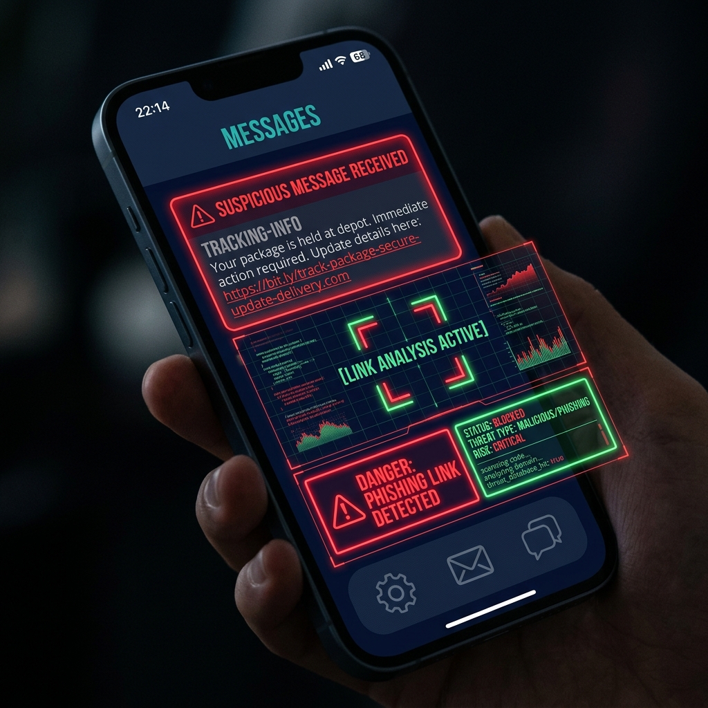Auge de ataques de phishing por SMS en logística global