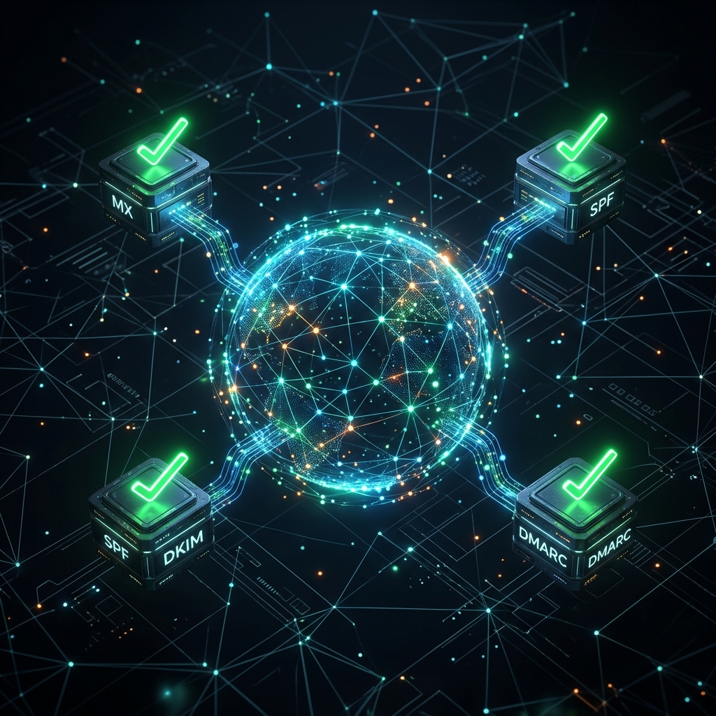 Cómo verificar registros dns dominio online: MX, SPF, DKIM y DMARC