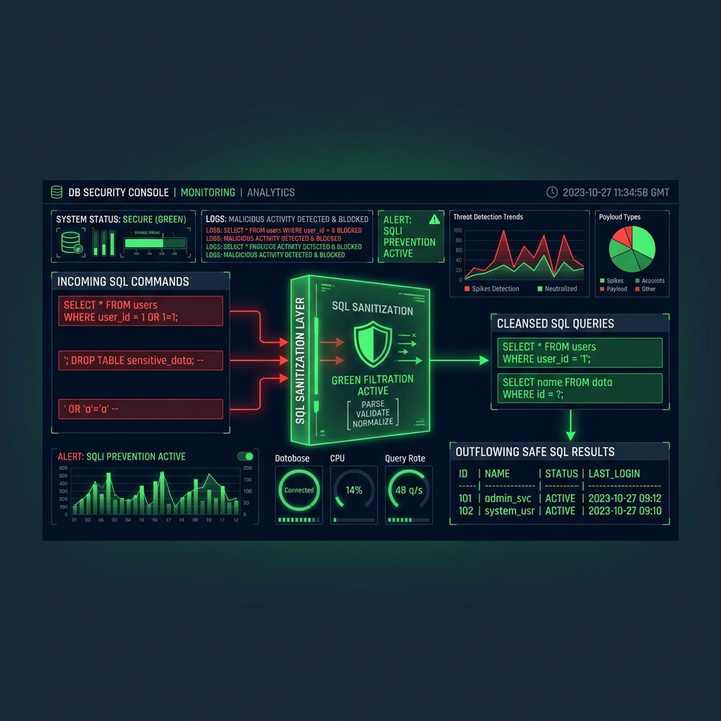 Sanitización de Consultas SQL y Prevención de SQLi