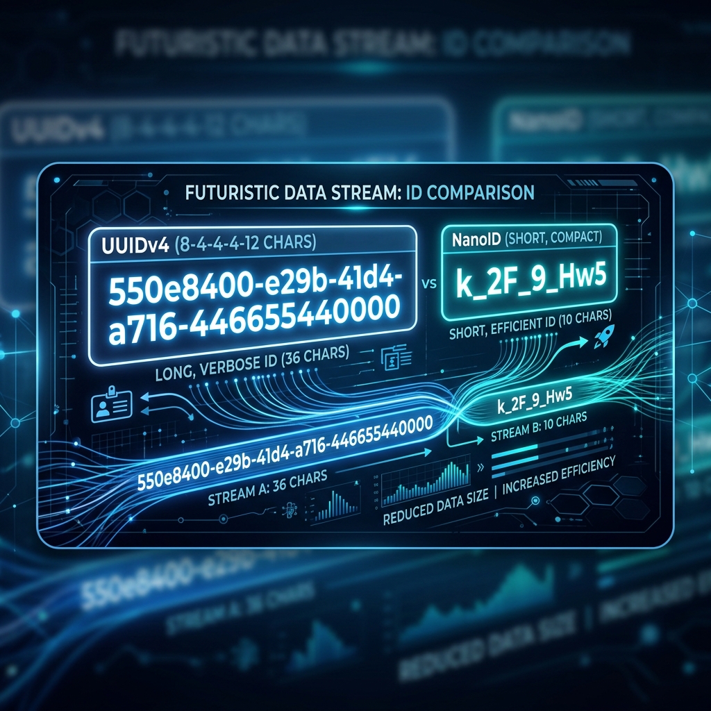 UUIDv4 vs. NanoID: Identificadores únicos y seguros
